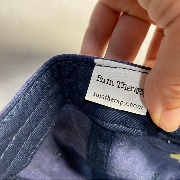 Matching Hat Rum Lovers Group Vacation Lot Bulk Baseball Cap Blue Bacardi Malibu - Picture 2 of 7